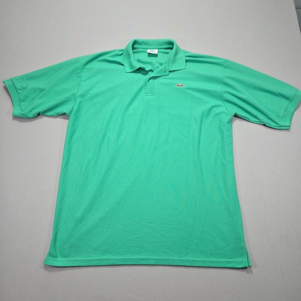 Lacoste Polo Shirt Mens Size‎ 8 Green Short Sleeve Casual Classic
